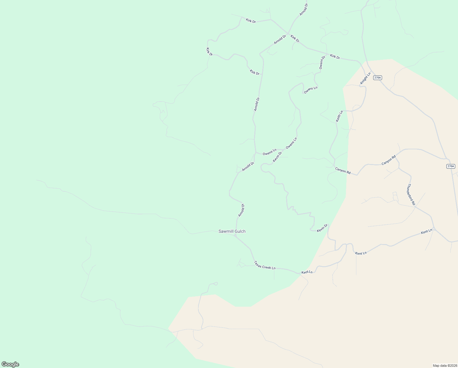 map of restaurants, bars, coffee shops, grocery stores, and more near 293 Arnold Drive in Cotopaxi