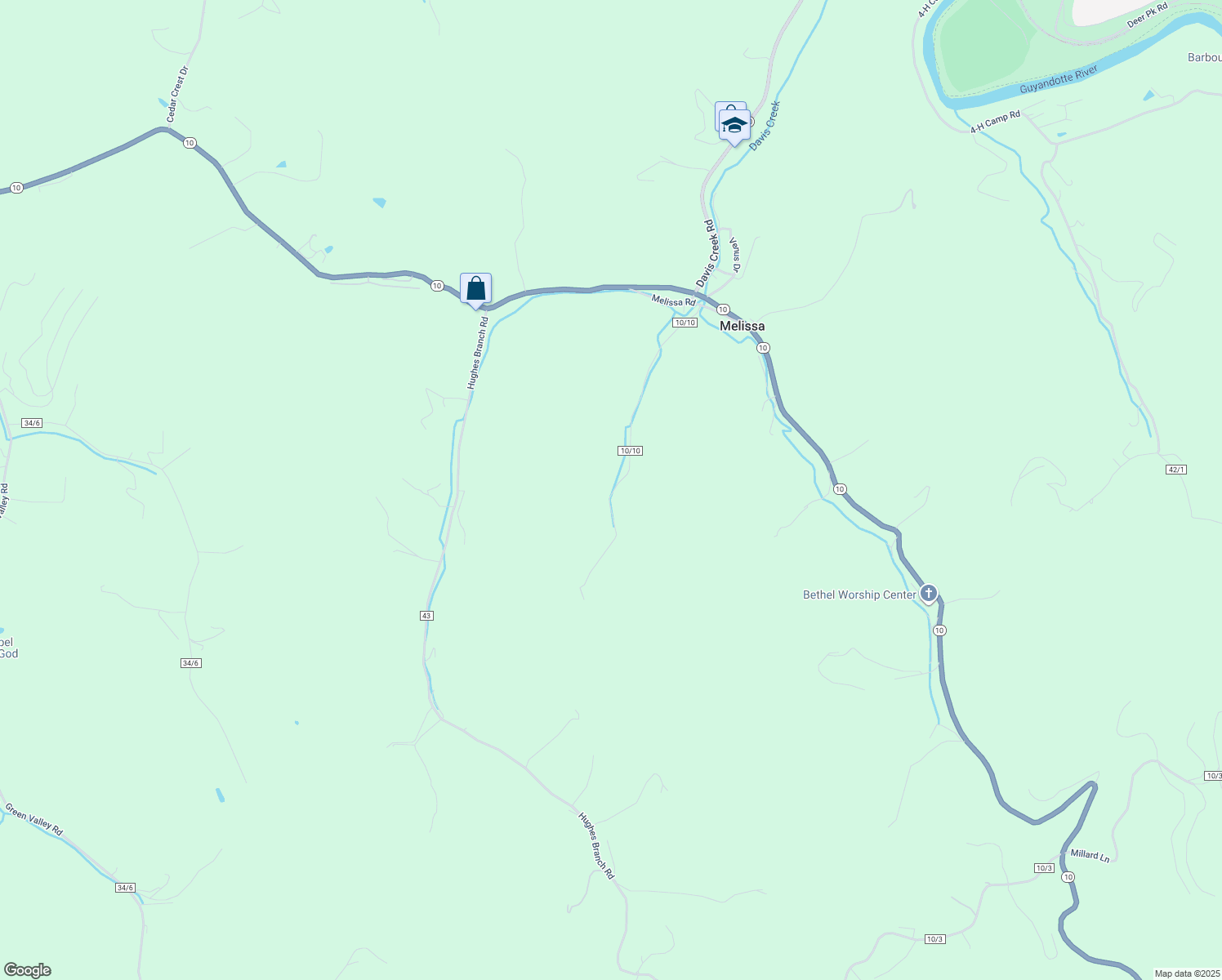 map of restaurants, bars, coffee shops, grocery stores, and more near 4534 Blankenship Rd in Huntington