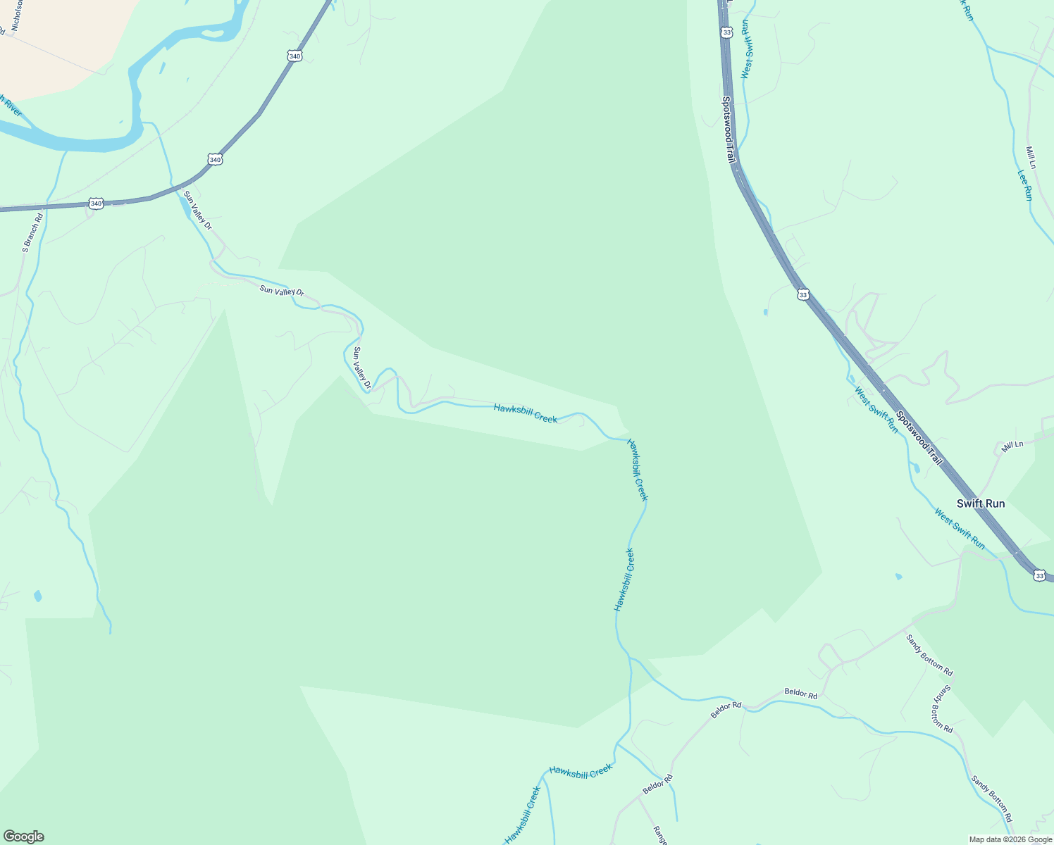 map of restaurants, bars, coffee shops, grocery stores, and more near 17761 Sun Valley Drive in Elkton
