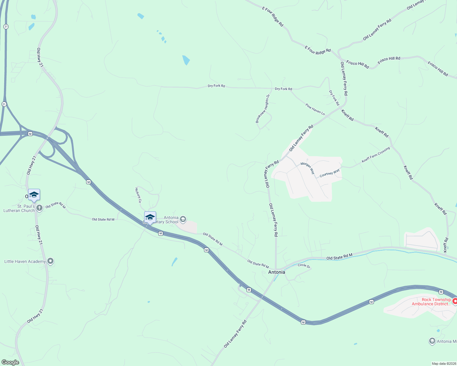 map of restaurants, bars, coffee shops, grocery stores, and more near 150 Long Oaks Drive in Hillsboro