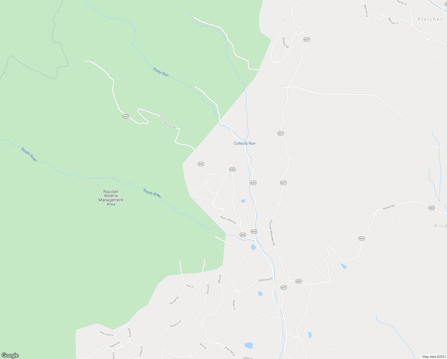 map of restaurants, bars, coffee shops, grocery stores, and more near 306 Taylor Mountain Road in Stanardsville