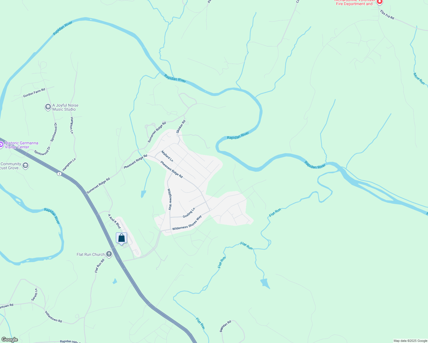 map of restaurants, bars, coffee shops, grocery stores, and more near 35494 Quail Meadow Lane in Locust Grove