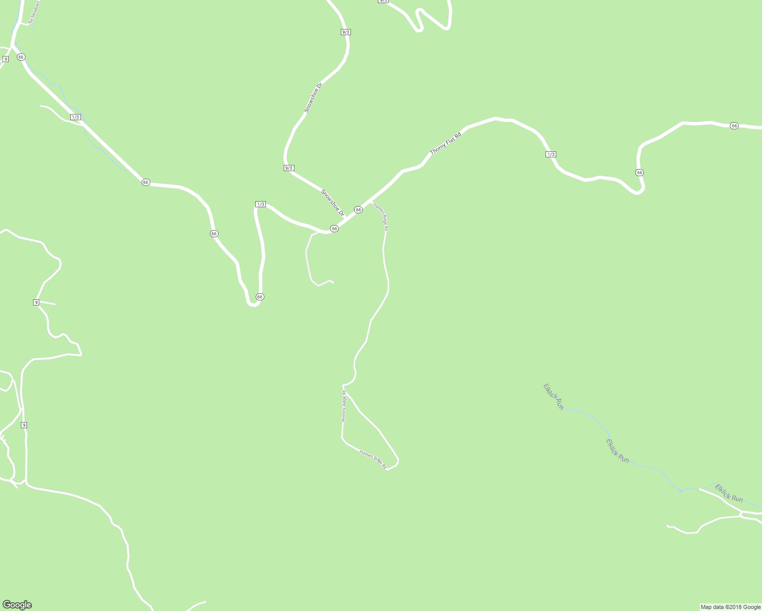 map of restaurants, bars, coffee shops, grocery stores, and more near Hunters Ridge Road in Dunmore