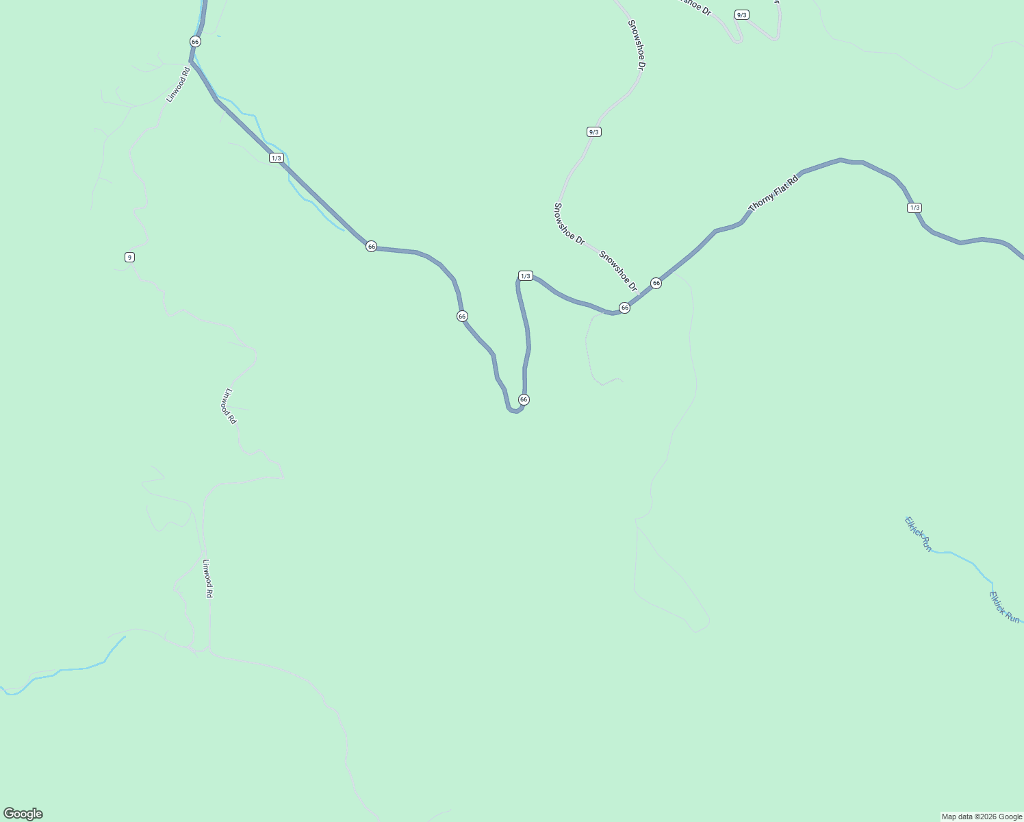 map of restaurants, bars, coffee shops, grocery stores, and more near West Virginia 66 in Marlinton