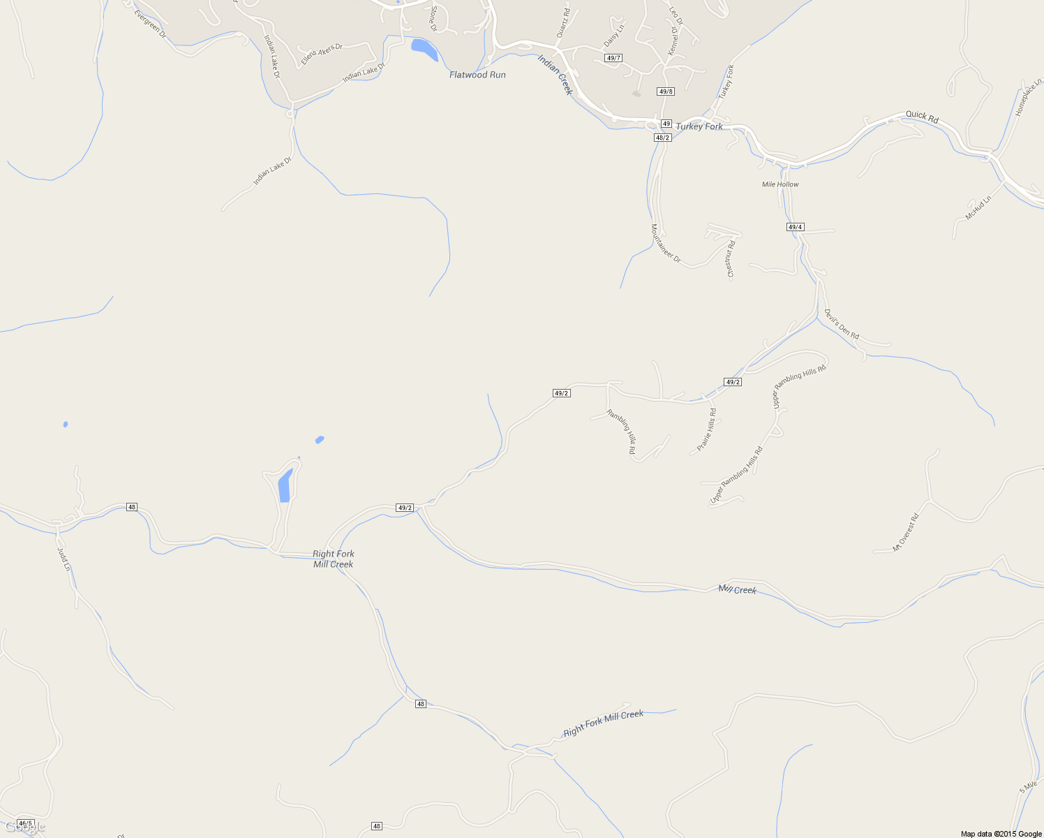 map of restaurants, bars, coffee shops, grocery stores, and more near 71 Chestnut Road in Elkview