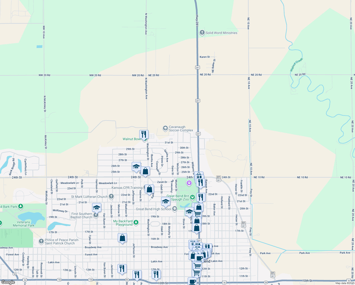 31st Street, Great Bend KS Walk Score