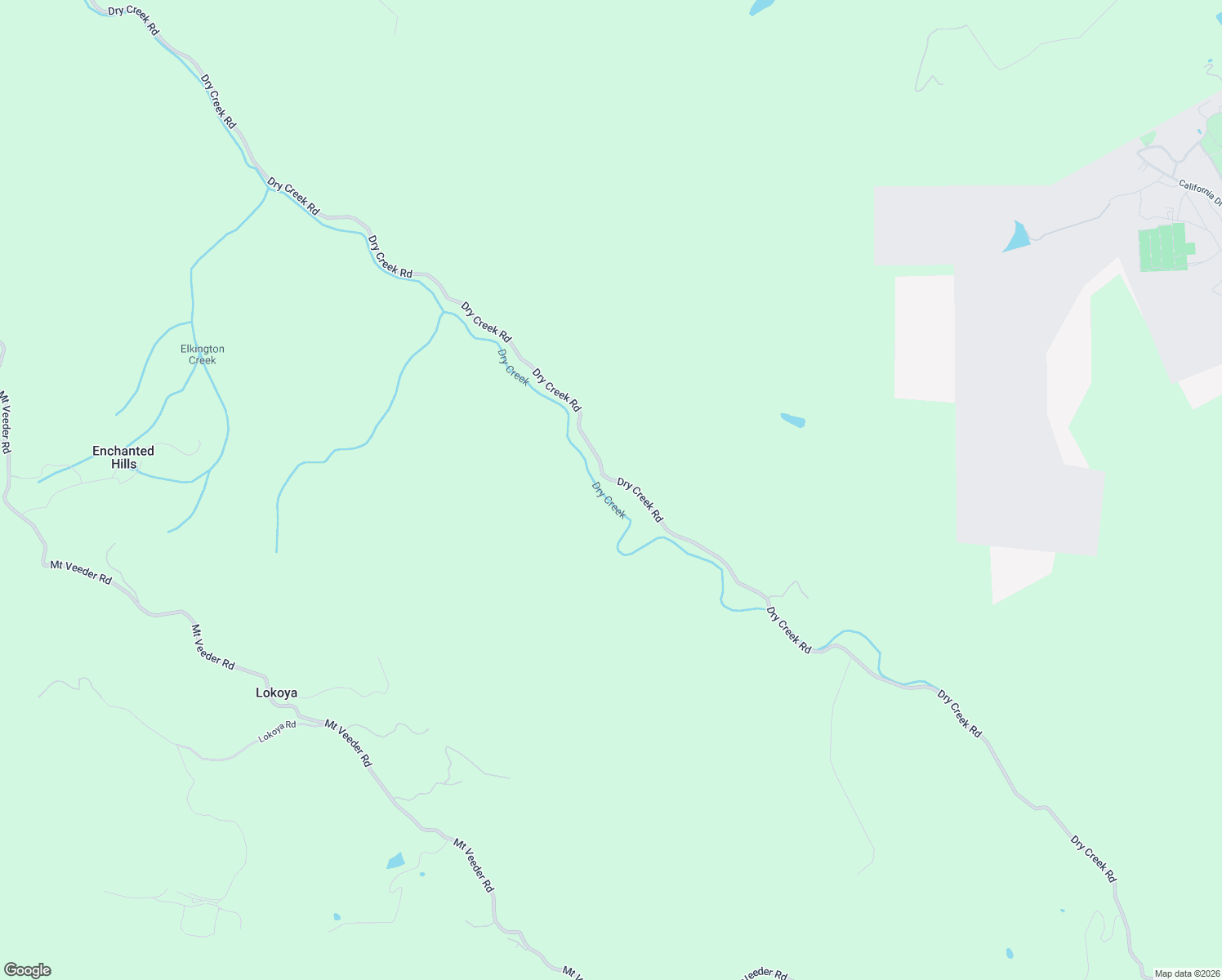 map of restaurants, bars, coffee shops, grocery stores, and more near 5271 Dry Creek Road in Napa