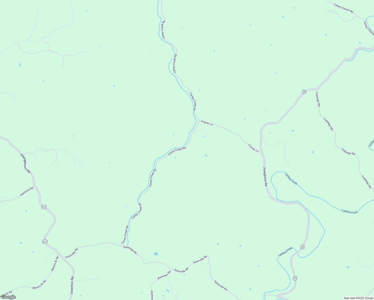 map of restaurants, bars, coffee shops, grocery stores, and more near 444 Caney Creek Road in Stamping Ground