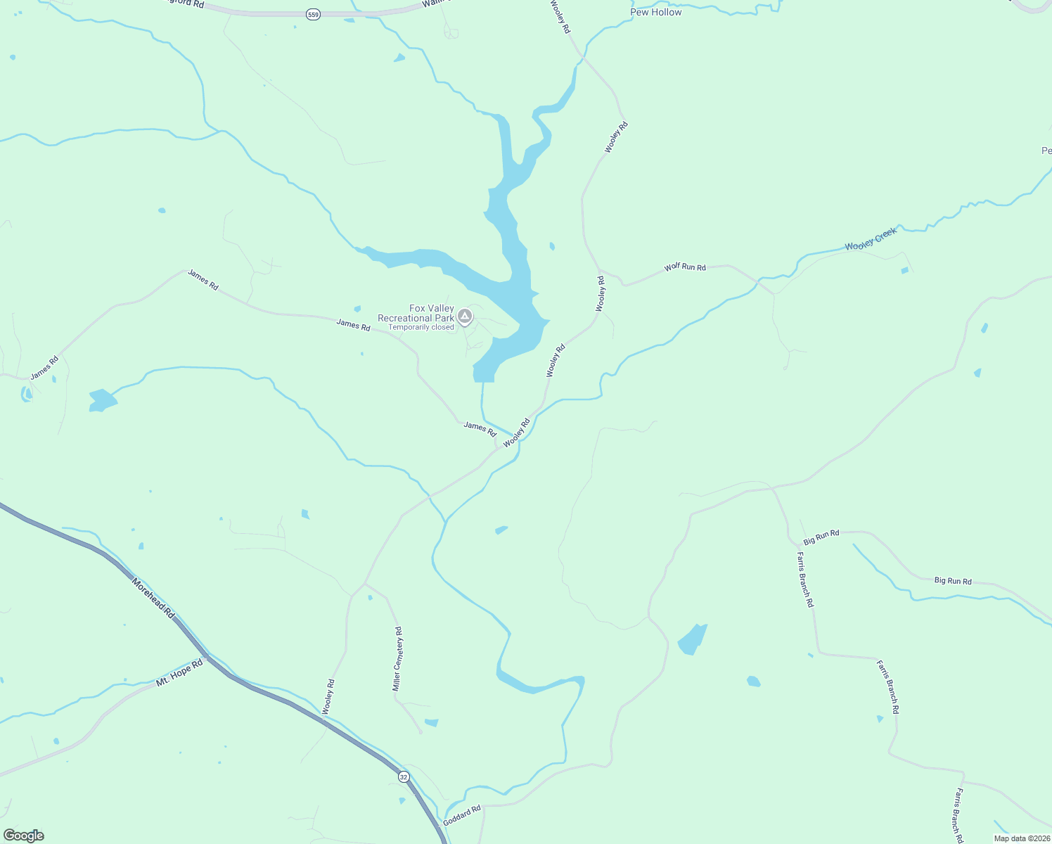 map of restaurants, bars, coffee shops, grocery stores, and more near Wooley Road in Flemingsburg