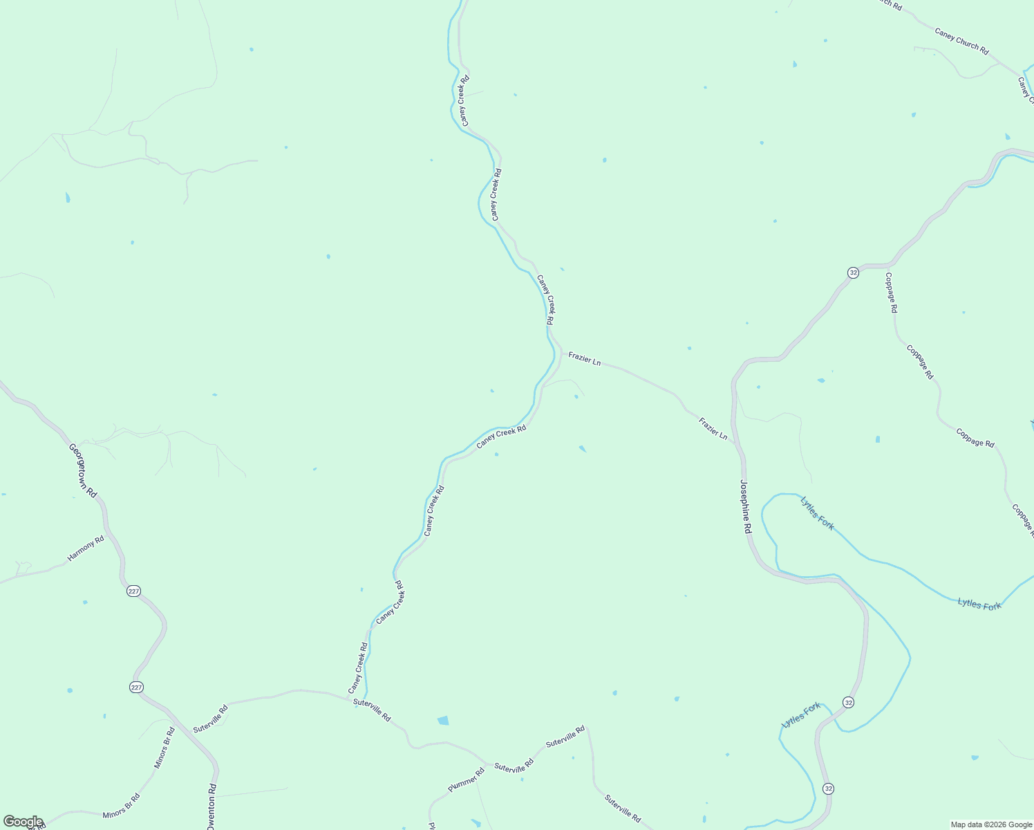 map of restaurants, bars, coffee shops, grocery stores, and more near 444 Caney Creek Road in Stamping Ground
