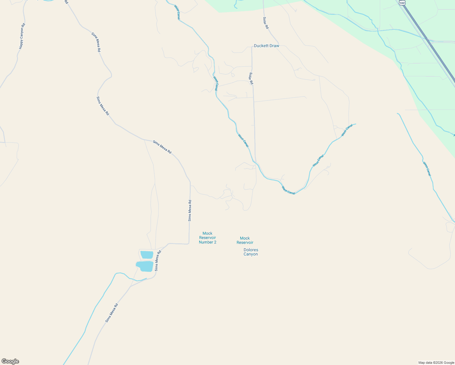 map of restaurants, bars, coffee shops, grocery stores, and more near 20891 Solitude Road in Montrose