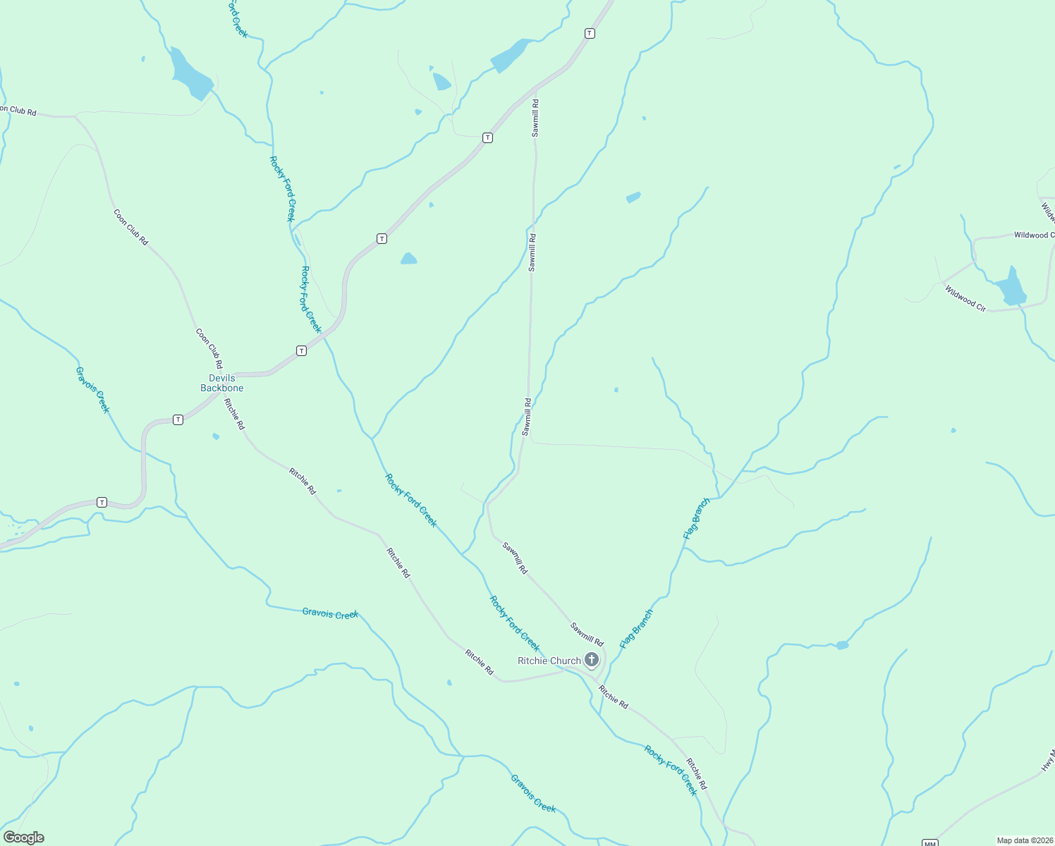 map of restaurants, bars, coffee shops, grocery stores, and more near 21534 Sawmill Road in Versailles