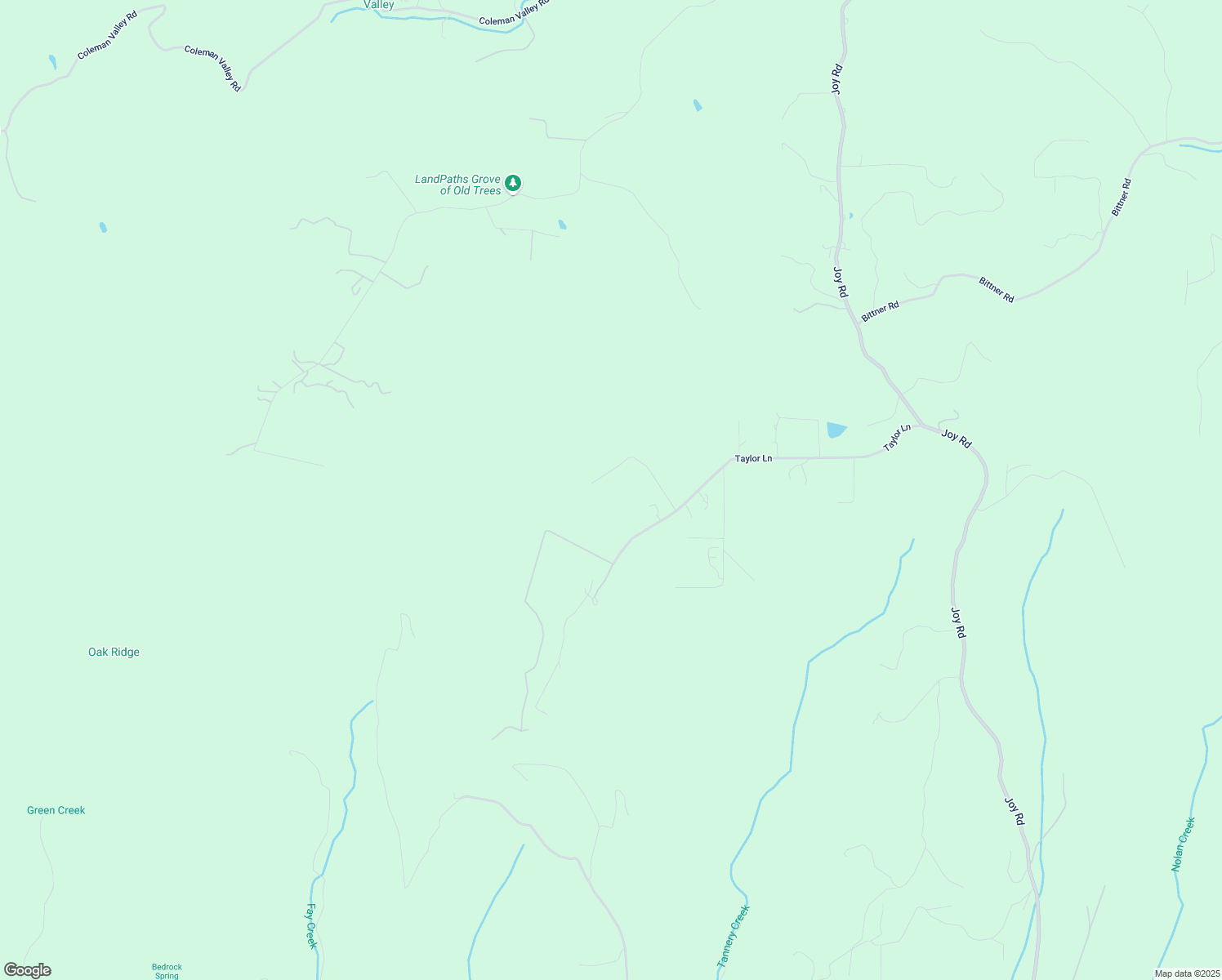 map of restaurants, bars, coffee shops, grocery stores, and more near 17456 Taylor Lane in Occidental
