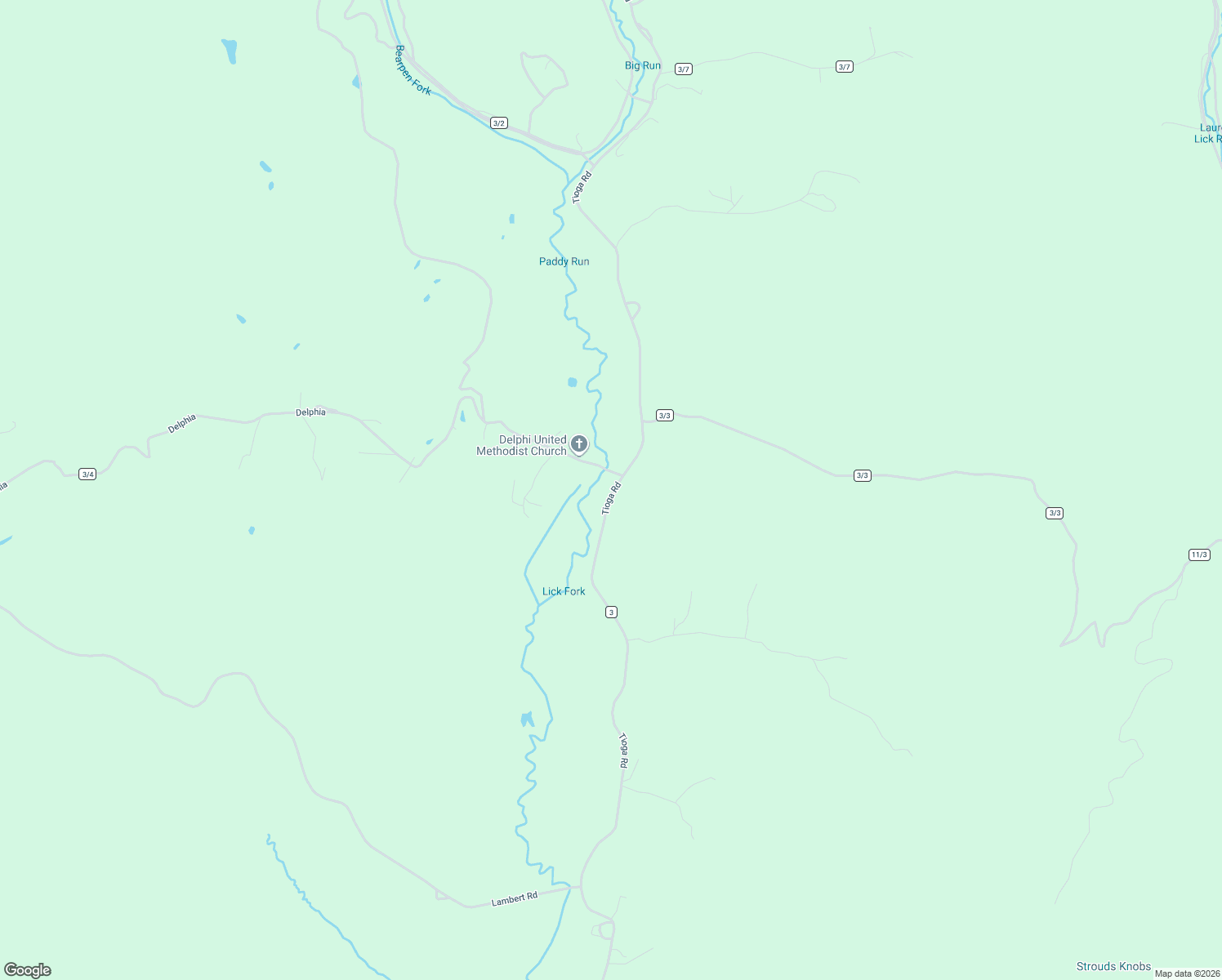 map of restaurants, bars, coffee shops, grocery stores, and more near 3719 Tioga Road in Tioga