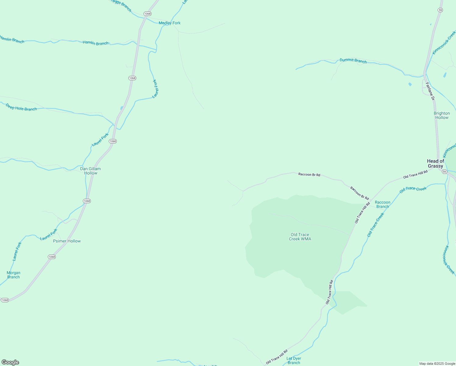 map of restaurants, bars, coffee shops, grocery stores, and more near Raccoon Branch in Emerson