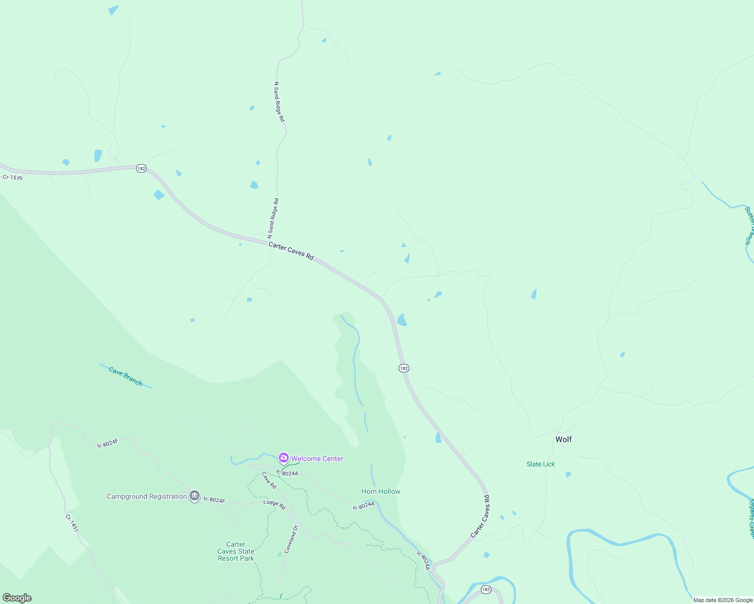 map of restaurants, bars, coffee shops, grocery stores, and more near 3291 Carter Caves Road in Grayson
