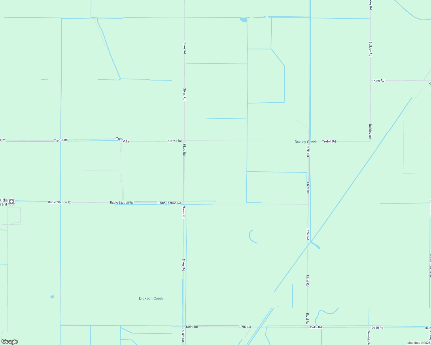map of restaurants, bars, coffee shops, grocery stores, and more near 7788 Trefoil Road in Dixon