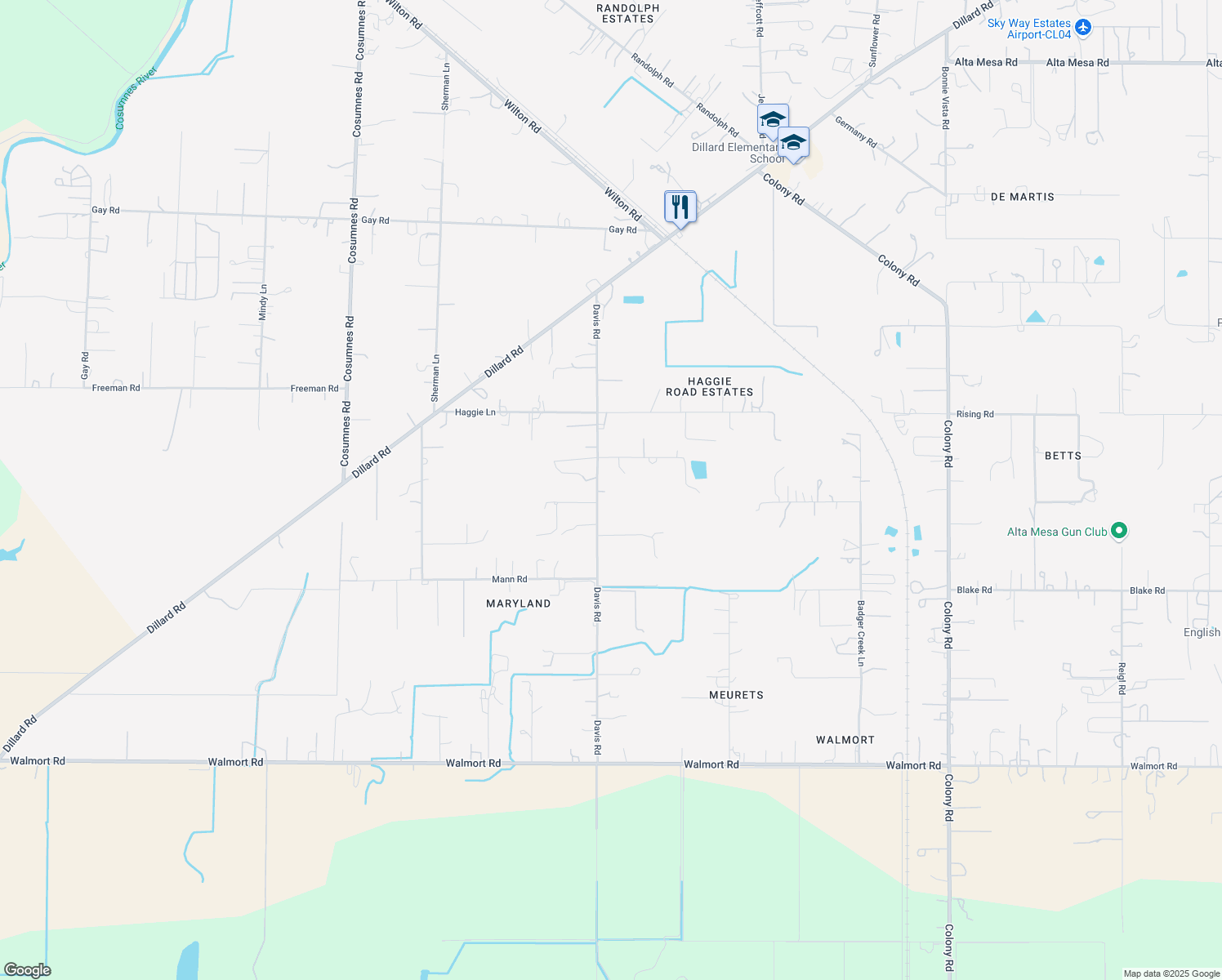 10093 Davis Road, Wilton CA Walk Score