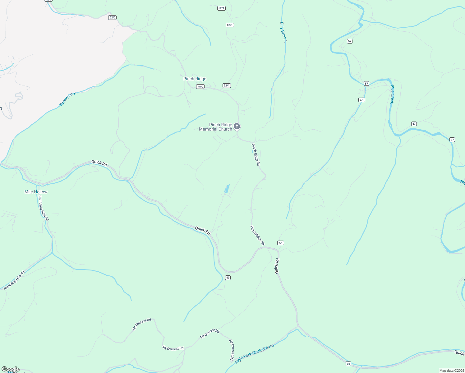 map of restaurants, bars, coffee shops, grocery stores, and more near 345 Meda Lane in Elkview