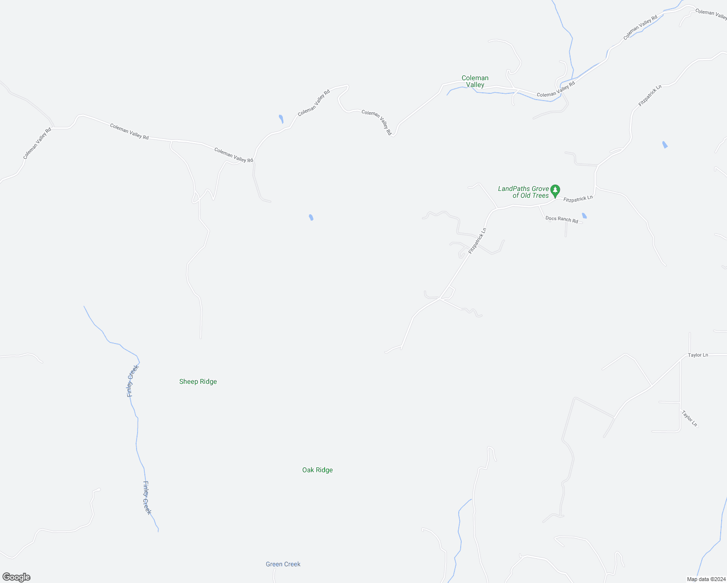 map of restaurants, bars, coffee shops, grocery stores, and more near 18690 Fitzpatrick Lane in Occidental