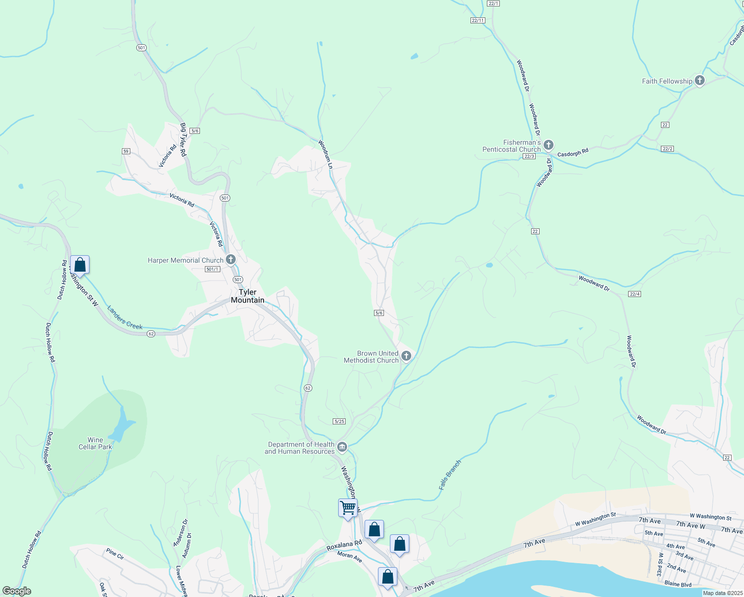 map of restaurants, bars, coffee shops, grocery stores, and more near 4413 Liberty Lane in Charleston