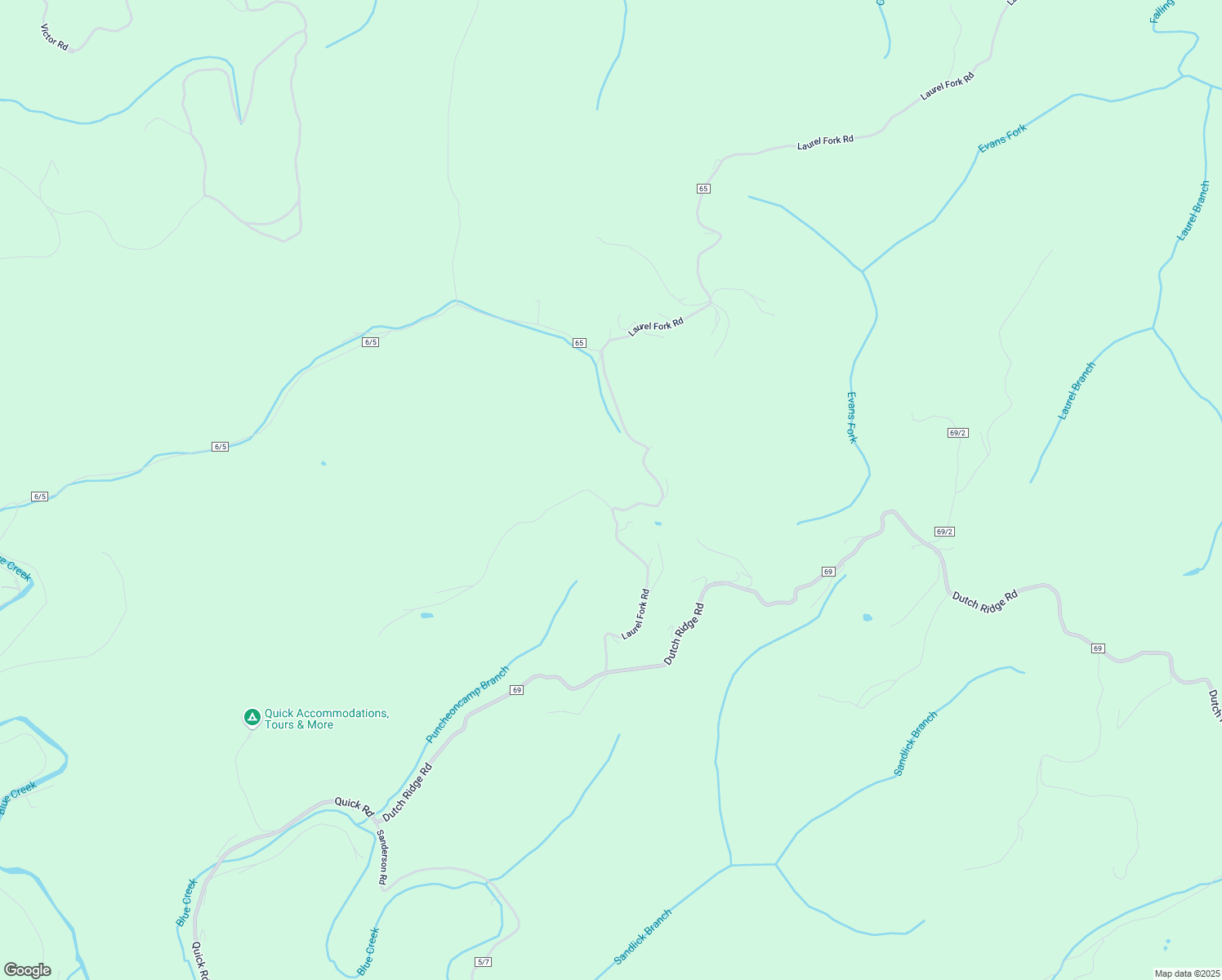 map of restaurants, bars, coffee shops, grocery stores, and more near 17-21 County Route 69/1 in Clendenin