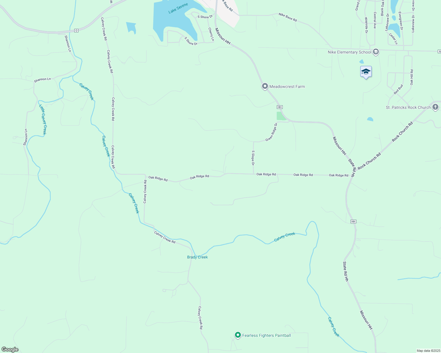 1059 Oak Ridge Road, Robertsville MO Walk Score