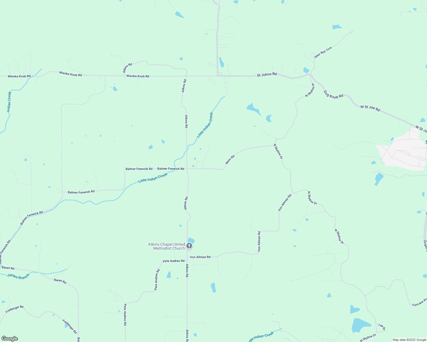 map of restaurants, bars, coffee shops, grocery stores, and more near 1781 Renn Road in Floyds Knobs