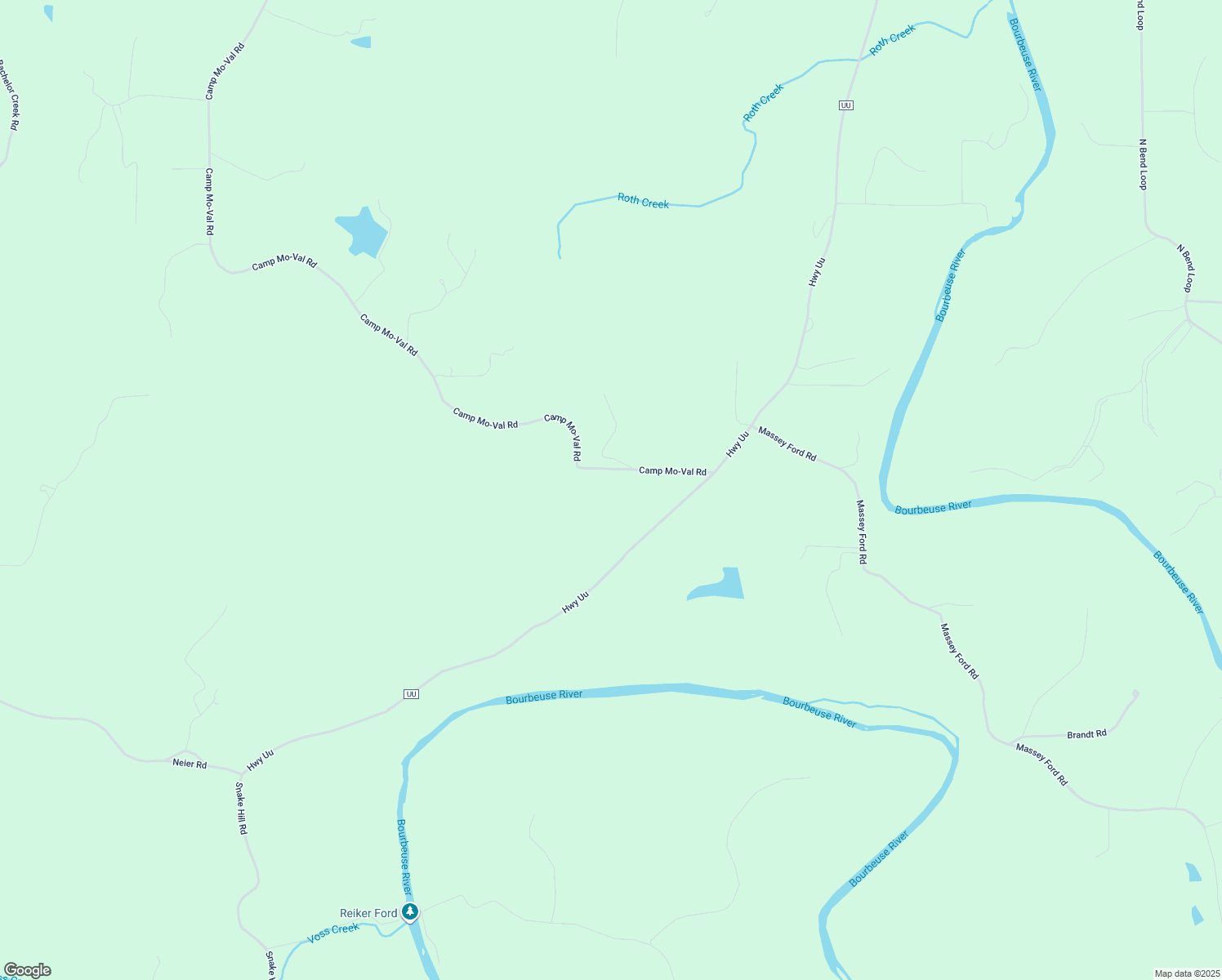 map of restaurants, bars, coffee shops, grocery stores, and more near 2946 Camp Mo-Val Road in Union