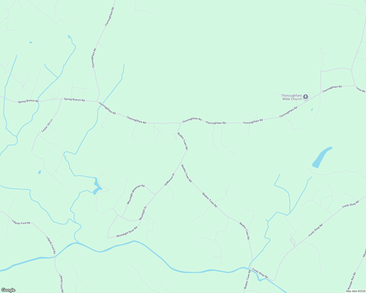 map of restaurants, bars, coffee shops, grocery stores, and more near 2550-2562 Beahm Town Road in Culpeper