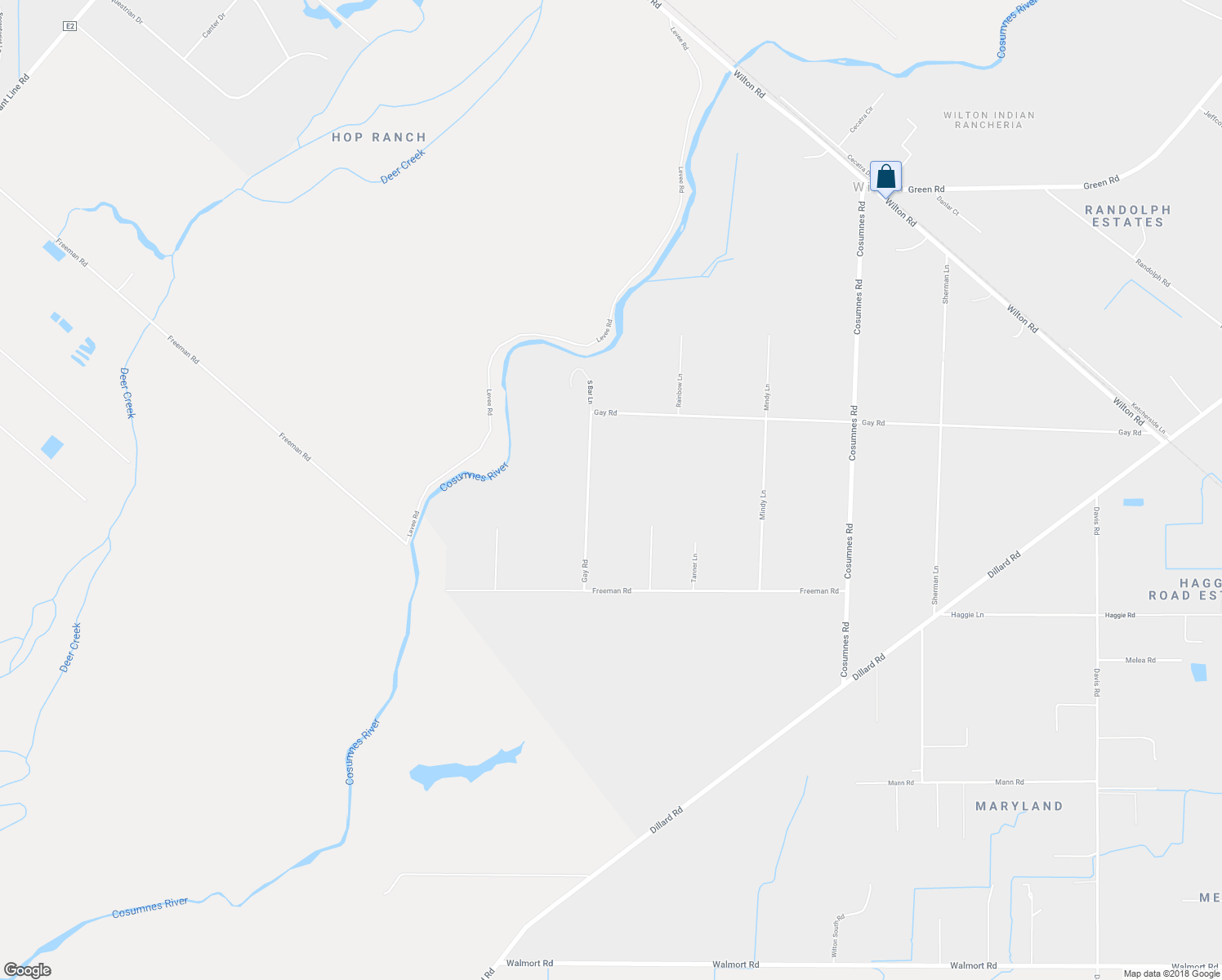 map of restaurants, bars, coffee shops, grocery stores, and more near 10608 Gay Road in Wilton