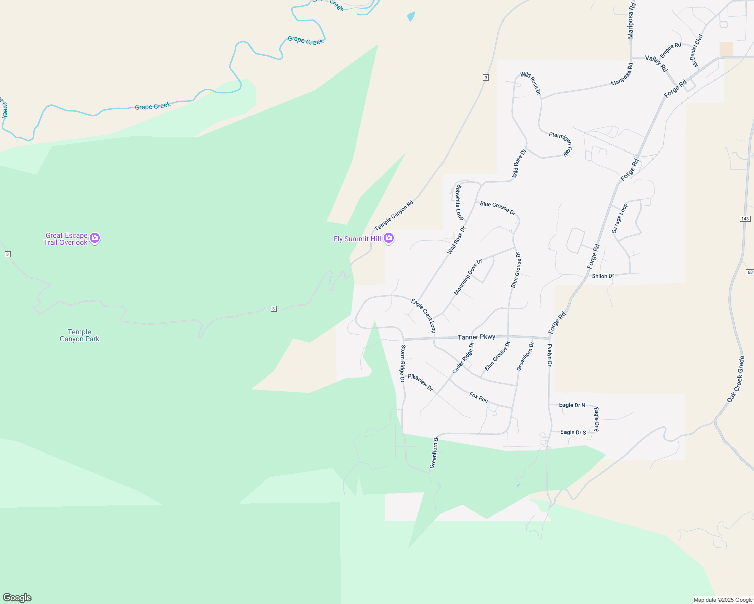 map of restaurants, bars, coffee shops, grocery stores, and more near 81 Eagle Crest Loop in Cañon City