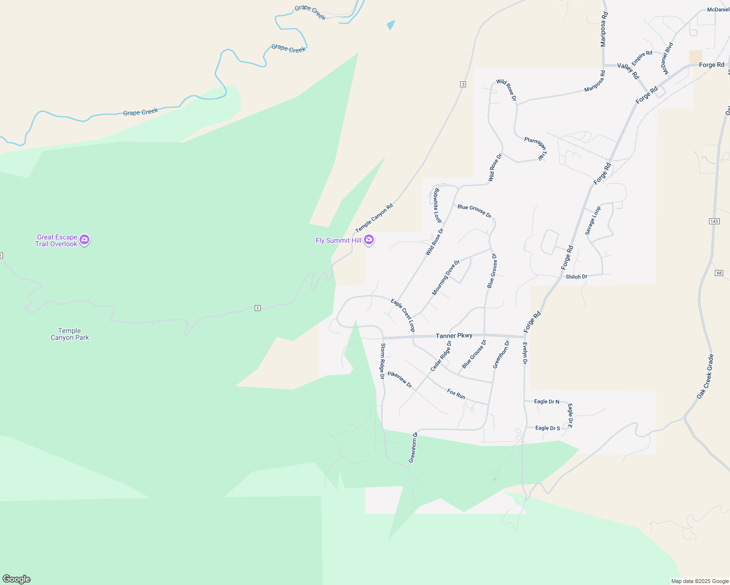 map of restaurants, bars, coffee shops, grocery stores, and more near 81 Eagle Crest Loop in Cañon City
