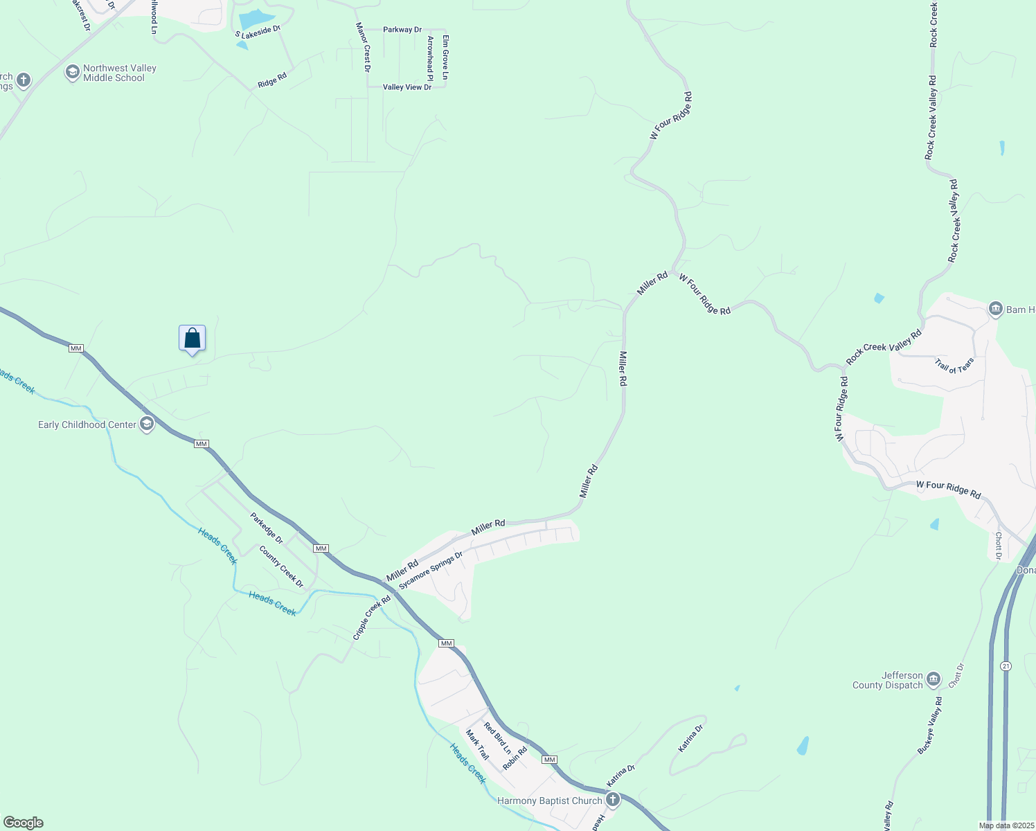 map of restaurants, bars, coffee shops, grocery stores, and more near 5556 Eagles View Drive in House Springs