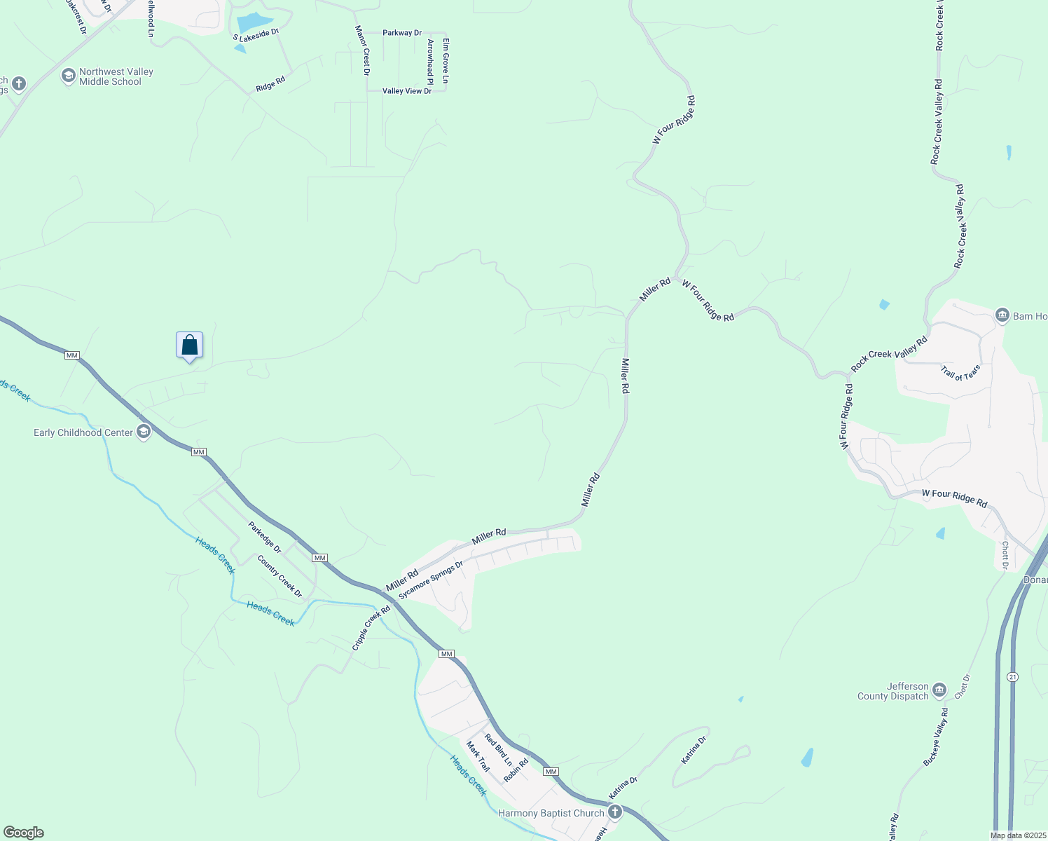 map of restaurants, bars, coffee shops, grocery stores, and more near 5556 Eagles View Drive in House Springs