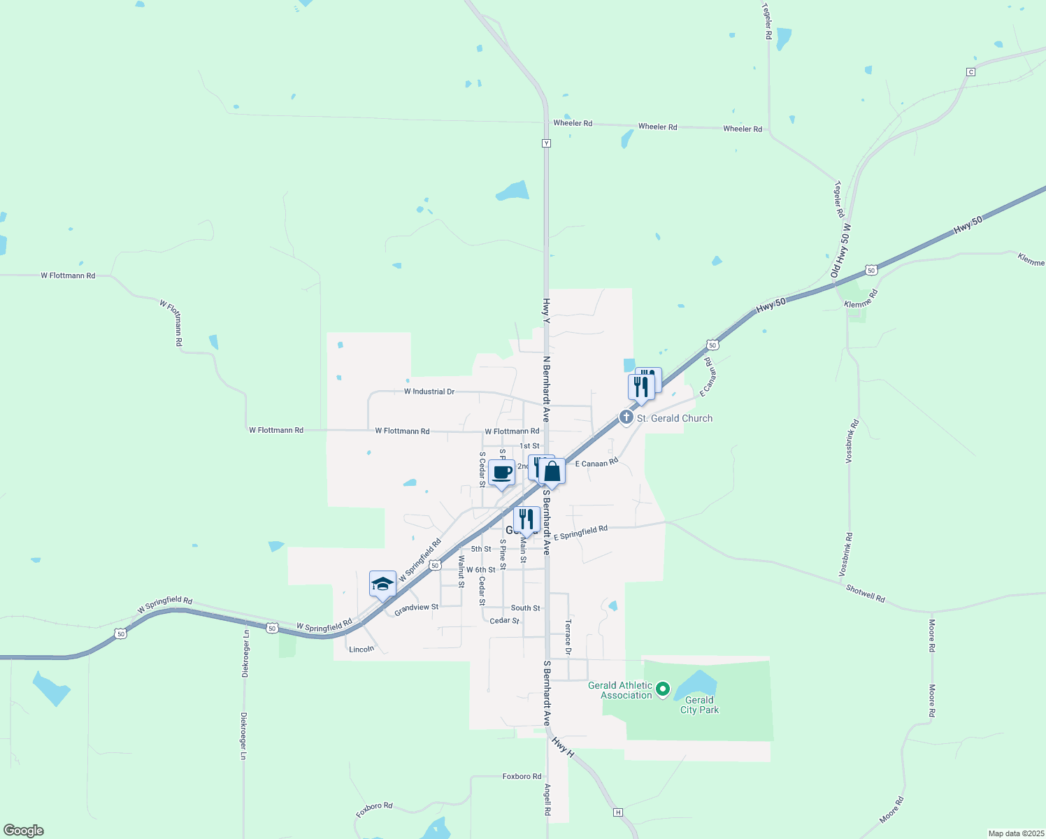 127 Main Street, Gerald MO Walk Score