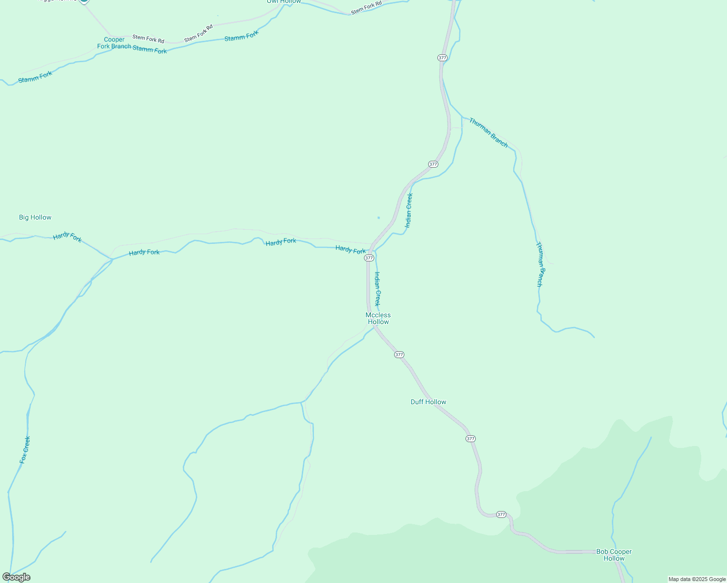 map of restaurants, bars, coffee shops, grocery stores, and more near Kentucky 377 in Morehead