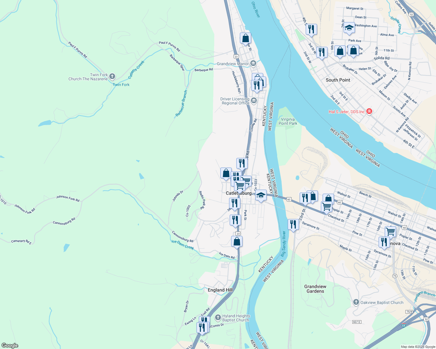 2806 35th Street, Catlettsburg KY Walk Score
