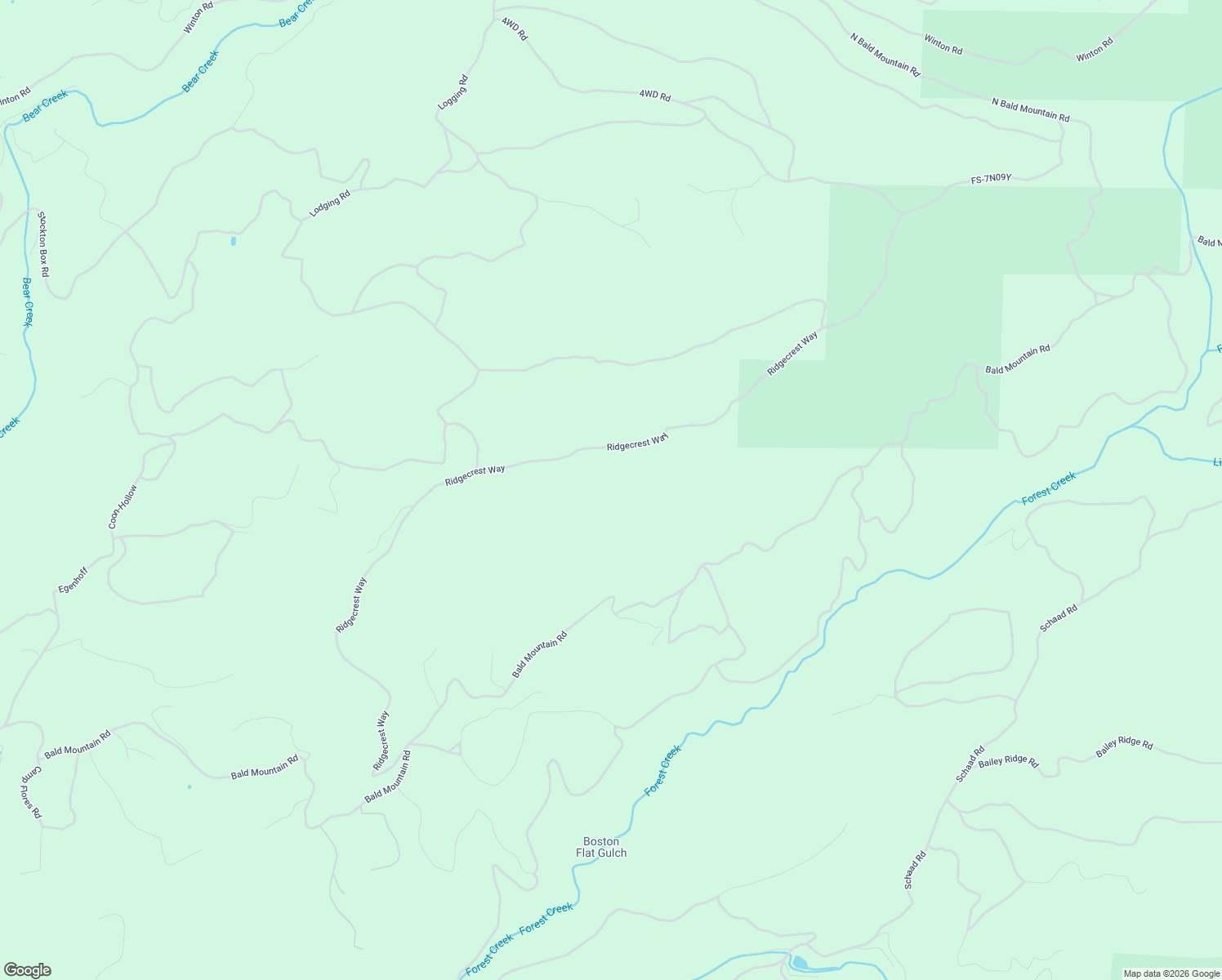 map of restaurants, bars, coffee shops, grocery stores, and more near 1975 Ridgecrest Way in Wilseyville
