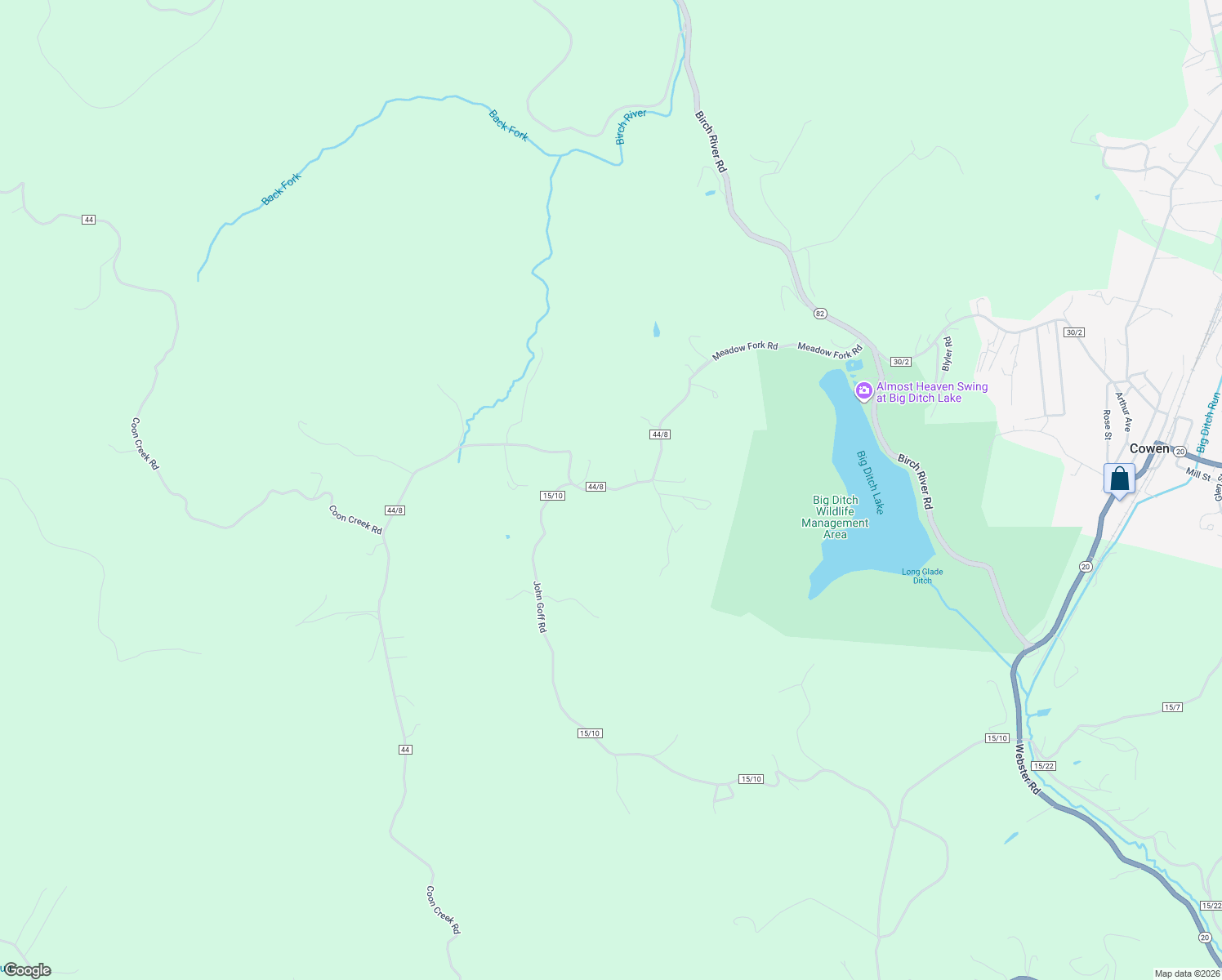 map of restaurants, bars, coffee shops, grocery stores, and more near 485 County Route 44/8 in Cowen