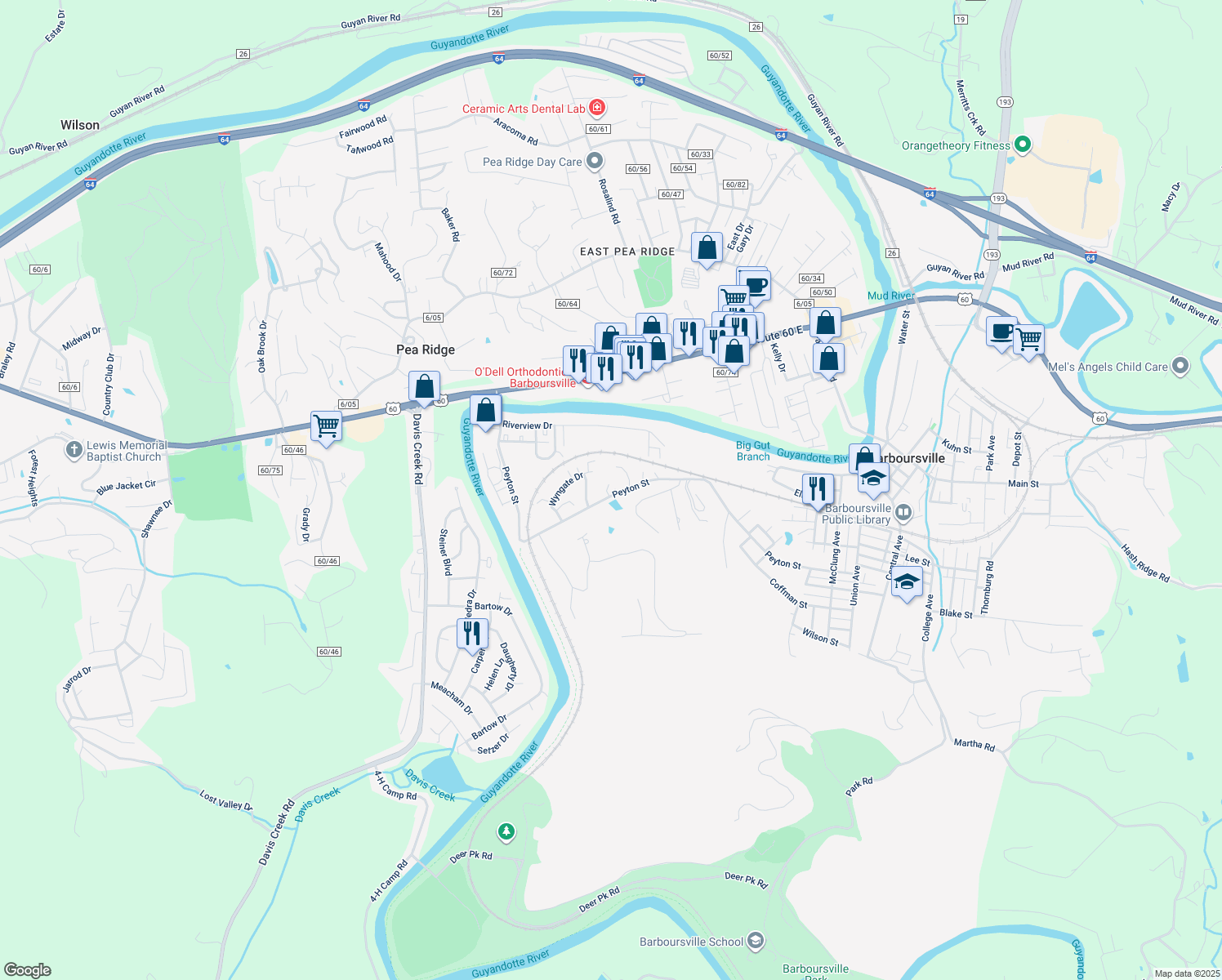 174 Wyngate Place, Barboursville WV Walk Score