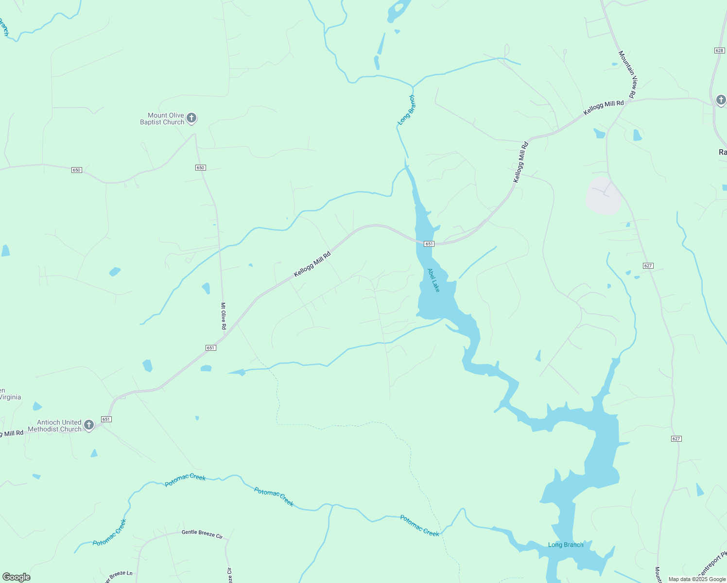 map of restaurants, bars, coffee shops, grocery stores, and more near 114 Wateredge Lane in Fredericksburg
