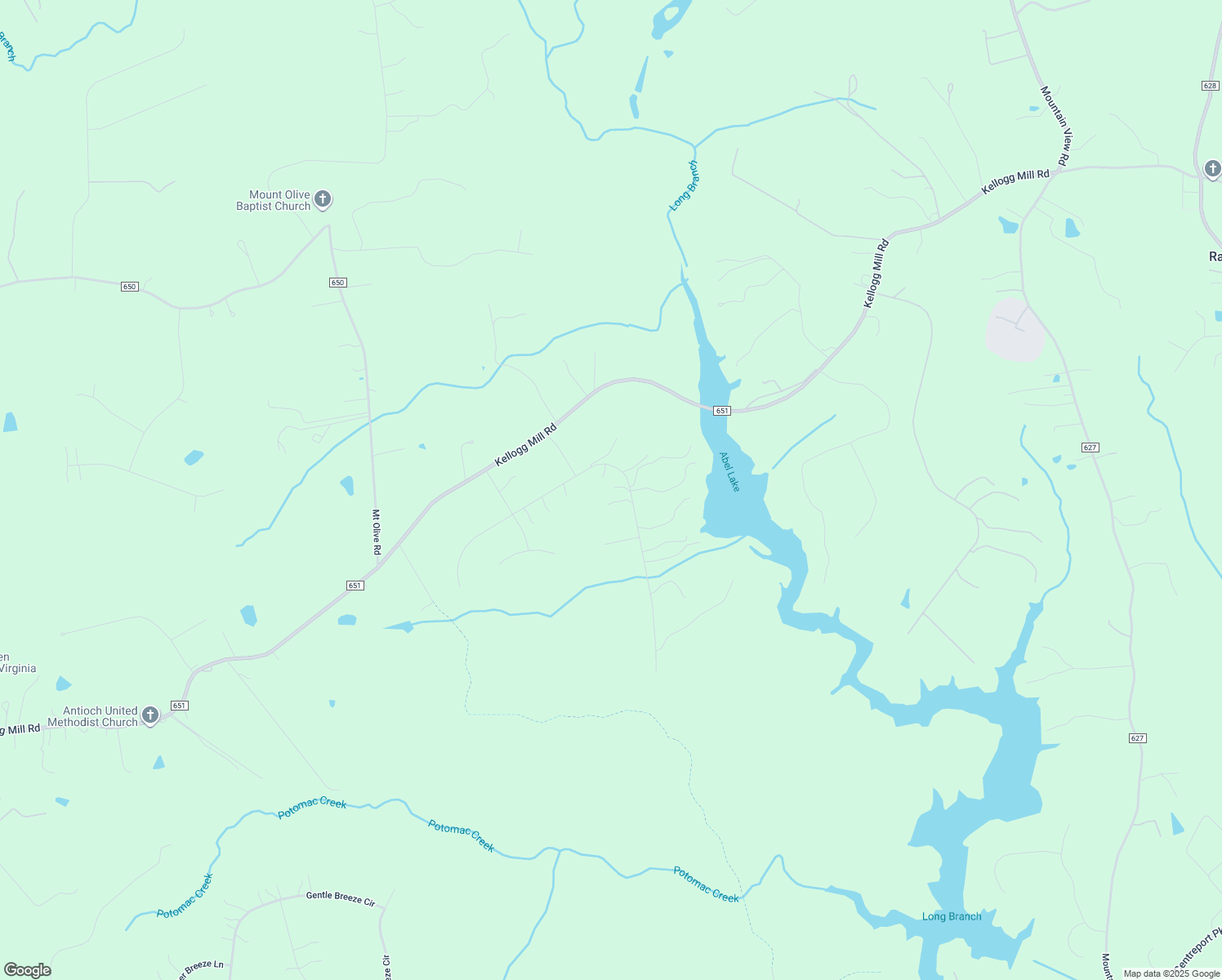 map of restaurants, bars, coffee shops, grocery stores, and more near 114 Wateredge Lane in Fredericksburg