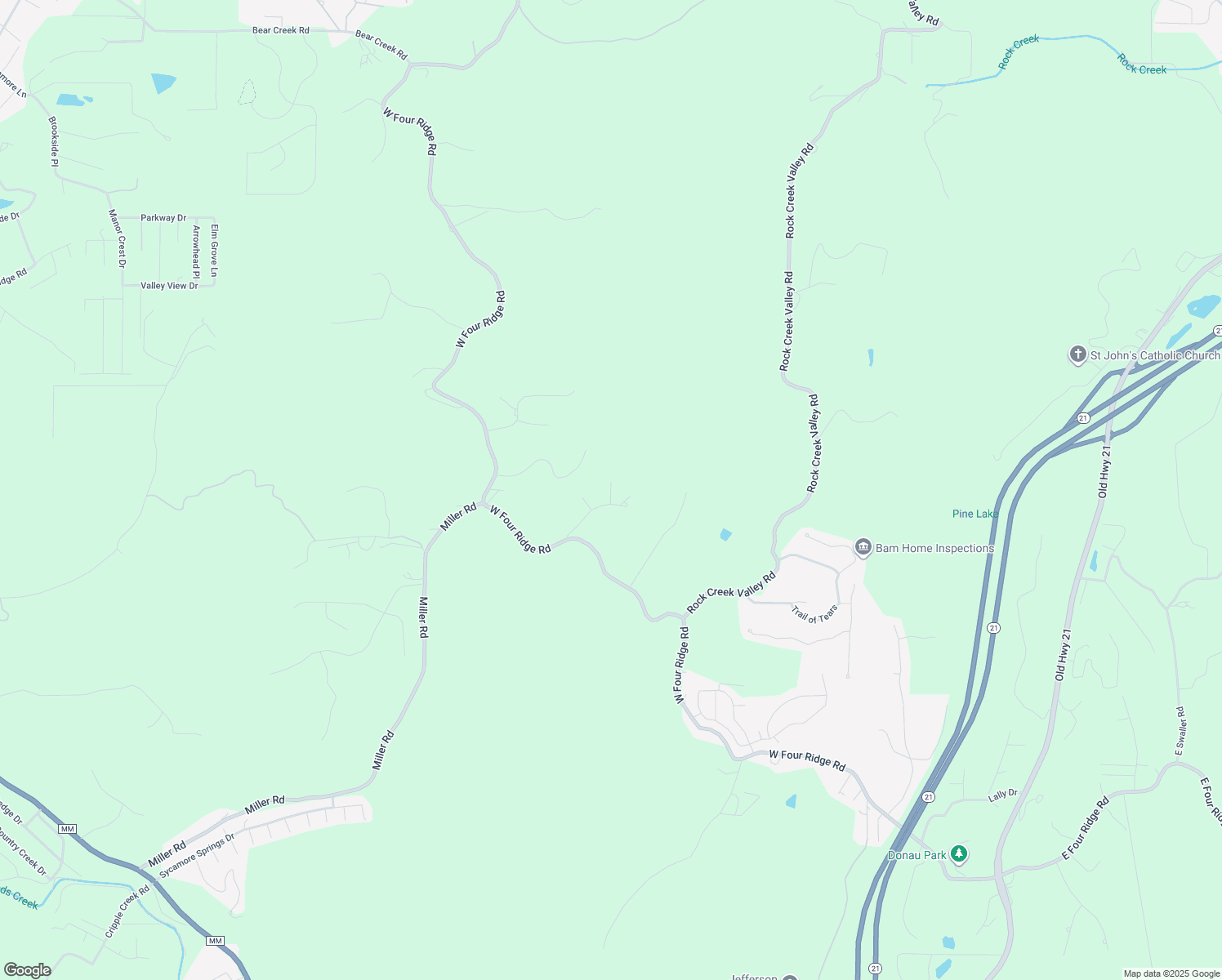 map of restaurants, bars, coffee shops, grocery stores, and more near 33 Eleanor Lane in House Springs