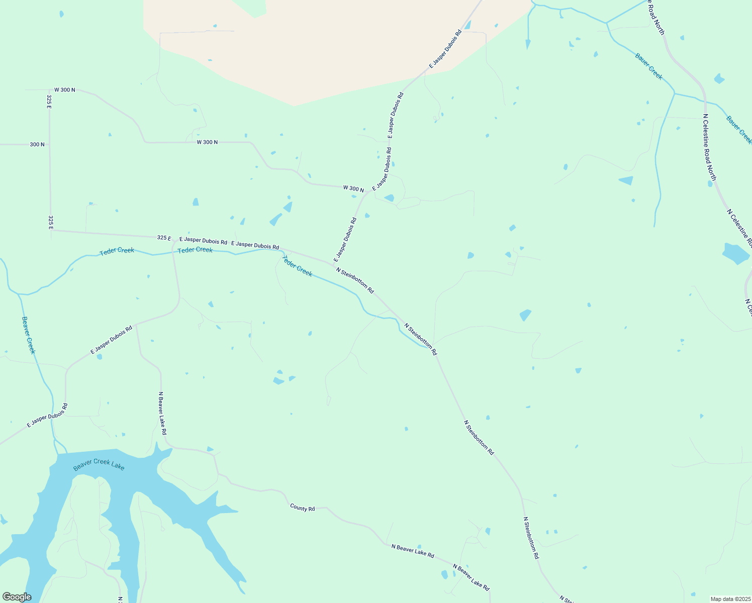 map of restaurants, bars, coffee shops, grocery stores, and more near 1984 North Steinbottom Road in Jasper