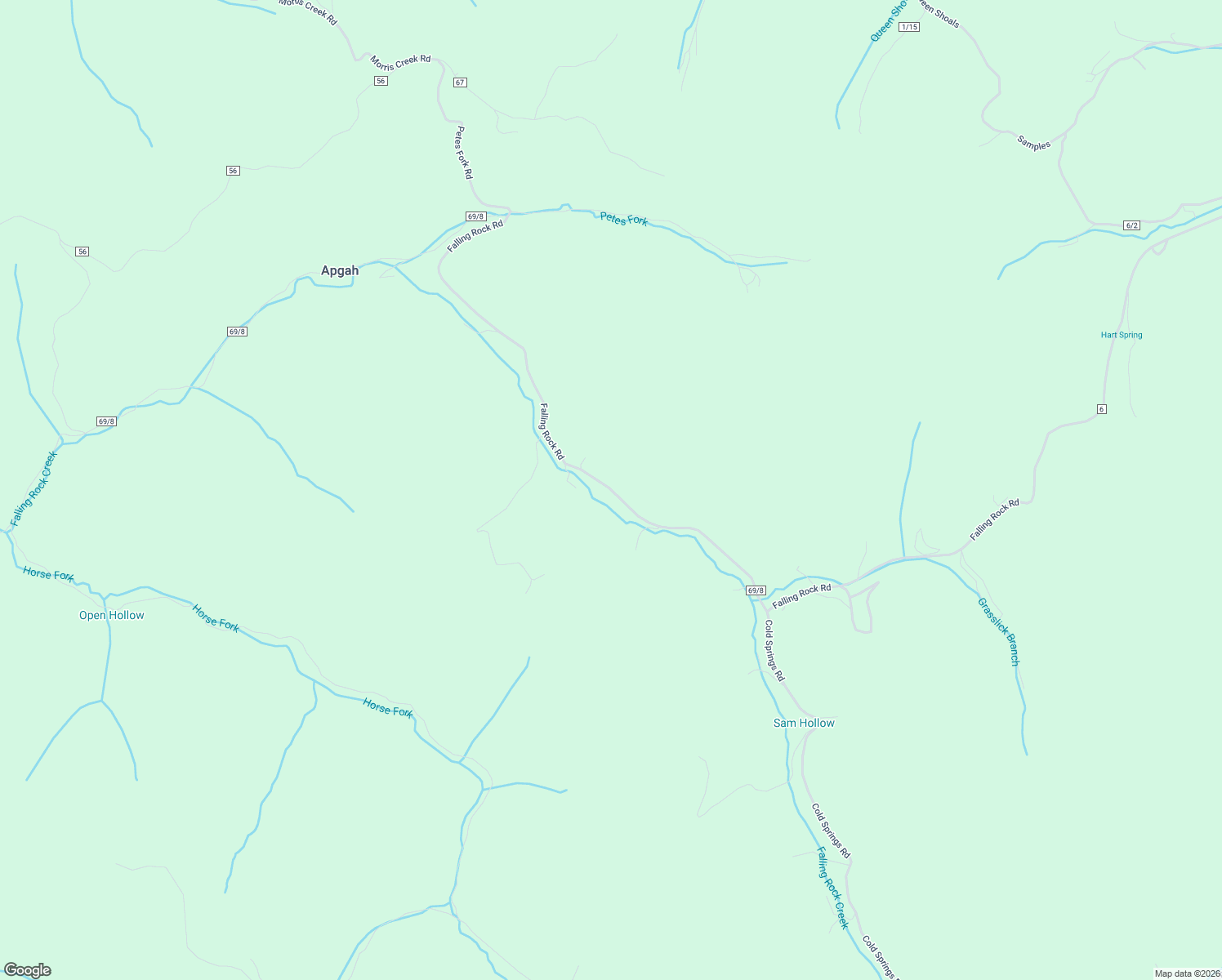 map of restaurants, bars, coffee shops, grocery stores, and more near 30 Falling Rock Road in Clendenin