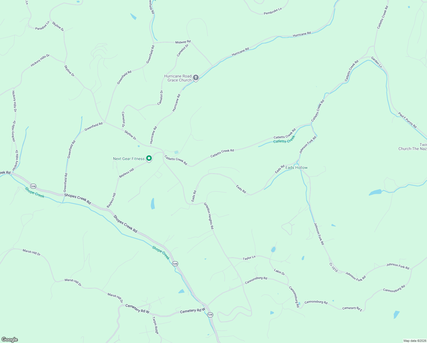 map of restaurants, bars, coffee shops, grocery stores, and more near 4100-4198 Eads Road in Catlettsburg