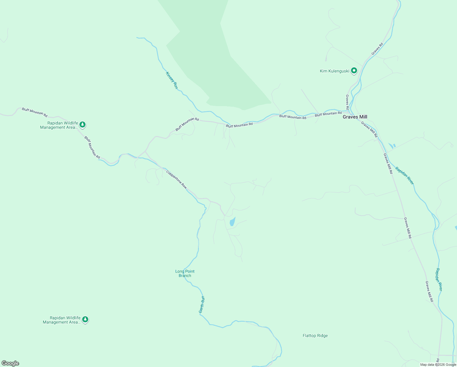 map of restaurants, bars, coffee shops, grocery stores, and more near 453 Lost Valley Road in Graves Mill