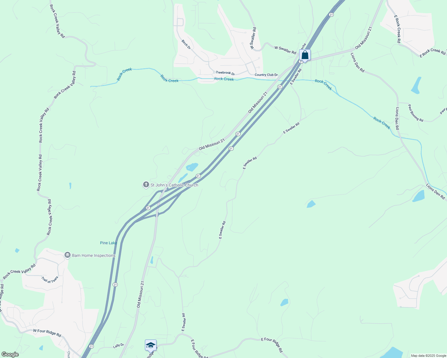 map of restaurants, bars, coffee shops, grocery stores, and more near 3733 Cornfield Lane in Antonia