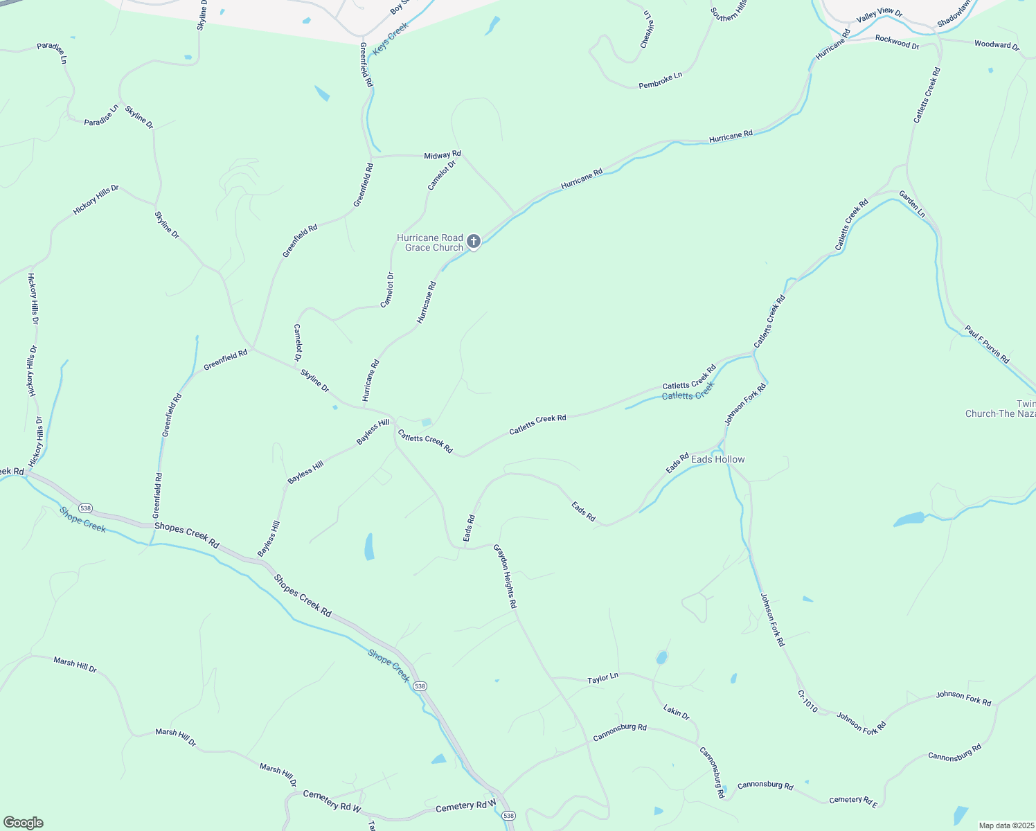 map of restaurants, bars, coffee shops, grocery stores, and more near 4901 Catletts Creek Road in Catlettsburg